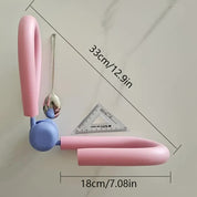 Non-electric pelvic floor muscle trainer and thigh exerciser, suitable for women's postpartum recovery, leg and gluteal fitness