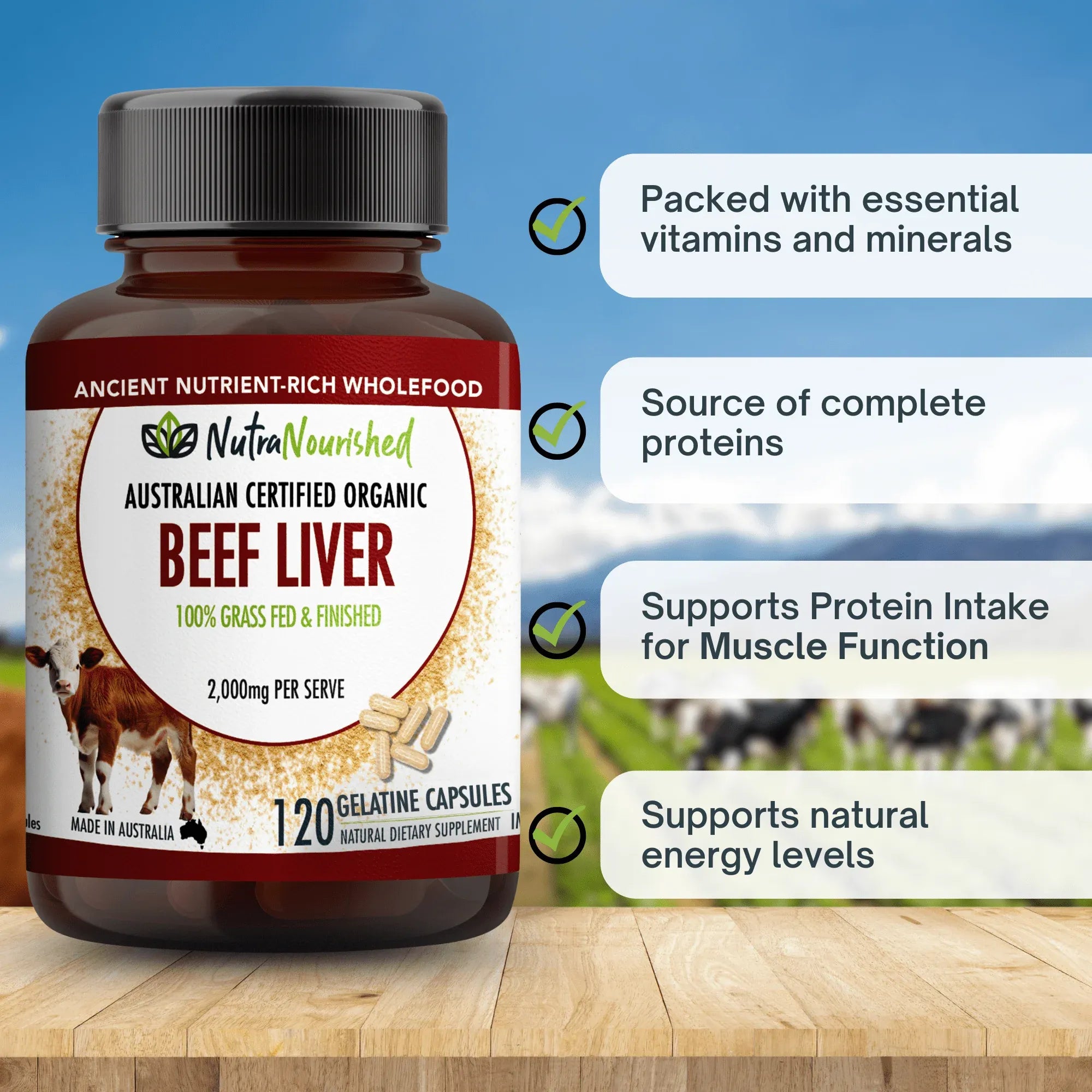 Organic Beef Liver Capsules