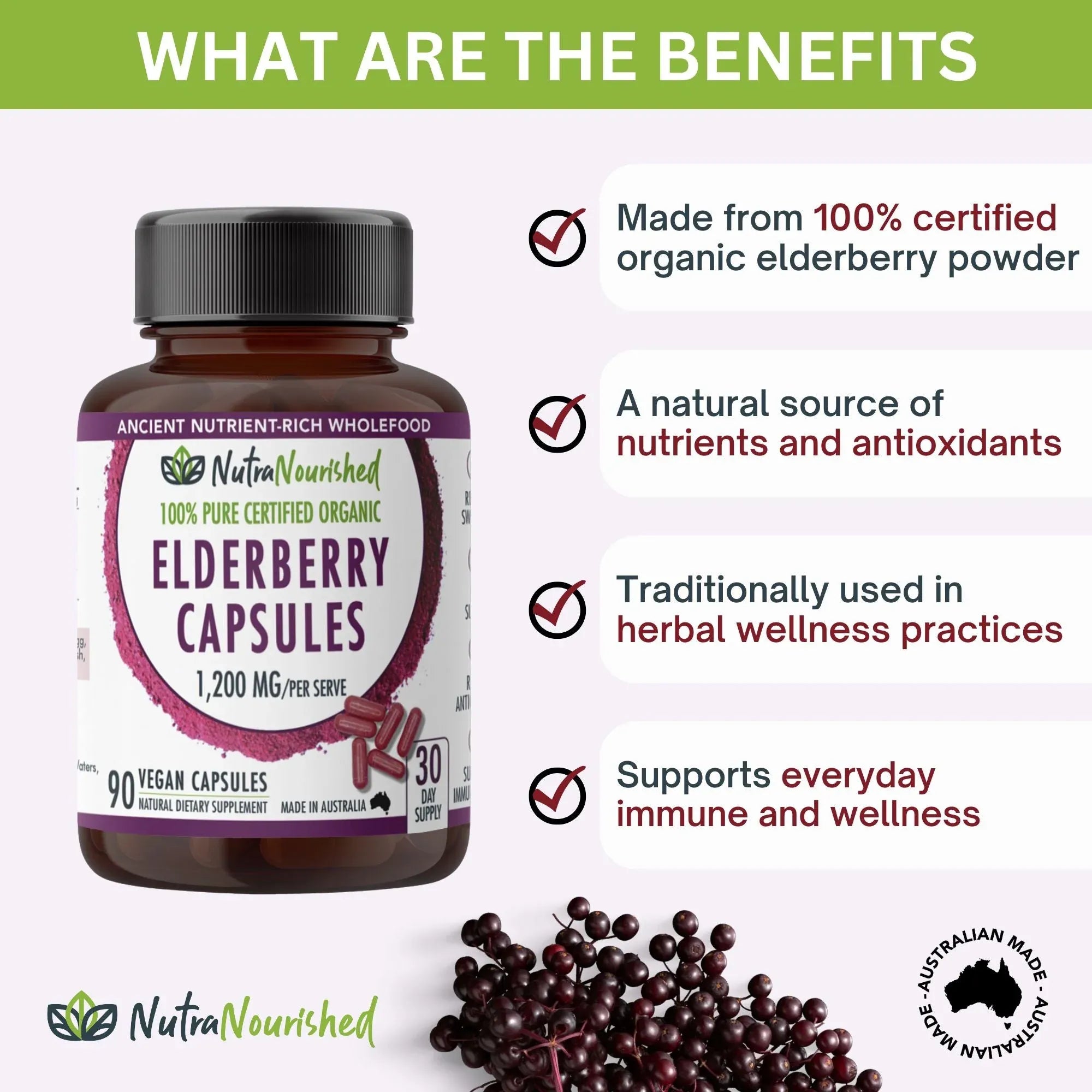 Organic Elderberry Capsules