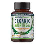 Organic Pure Moringa Leaf Capsules 60 Vegan Capsules - Health & Beauty > Nutrition & Supplements > Vitamins &