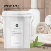 Orku 1.3kg Epsom Salt Tub - Magnesium Sulphate For Bath Skin Body Skin Care - Health & Beauty > Bath & Body > Bath