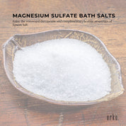 Orku 1.3Kg Epsom Salt Tub - USP Grade Magnesium Sulfate Body Bath Salts - Health & Beauty > Bath & Body > Bath Additives