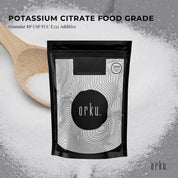 Orku 100g Potassium Citrate Food Grade - Granular BP USP FCC E332 Additive - Health & Beauty > Nutrition & Supplements