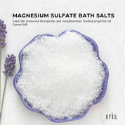 Orku 10Kg Epsom Salt - Magnesium Sulphate Bath Salts For Skin Body Sulfate - Health & Beauty > Bath & Body > Bath