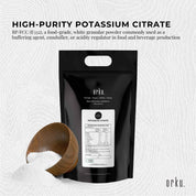 Orku 10Kg Potassium Citrate Food Grade - Granular BP USP FCC E332 Additive - Health & Beauty > Nutrition & Supplements