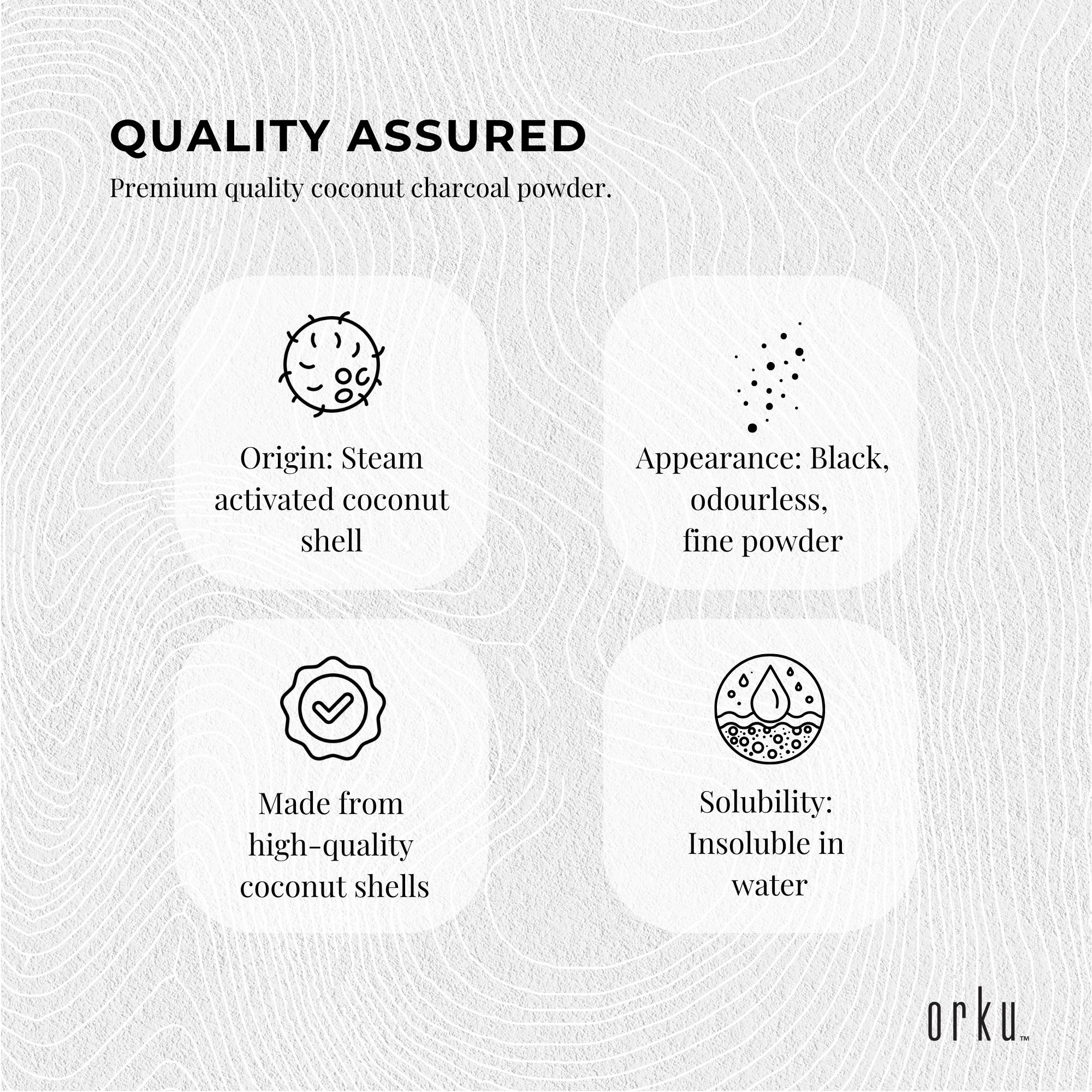 Orku 1Kg Activated Carbon Powder Coconut Charcoal - Water Filtration - Health & Beauty > Personal Care > Oral Care