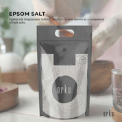 Orku 5Kg Epsom Salt - Magnesium Sulphate Bath Salts For Skin Body Sulfate - Health & Beauty > Bath & Body > Bath