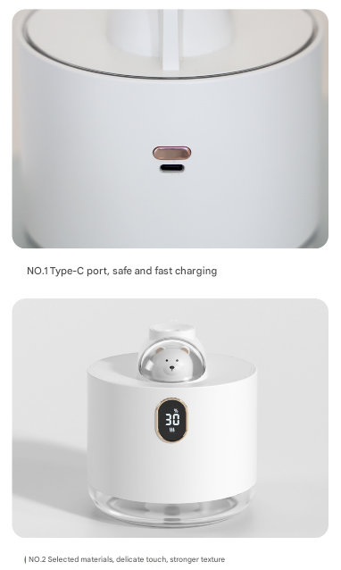 Pink Adorable Space Capsule Ultrasonic Wellness Humidifier - Portable USB Cool Mist Maker with LED Display & Ambient Night Light