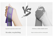 Pink and Blue 9-Loop Yoga Stretch Strap - Numbered Band for Flexibility and Physical Therapy