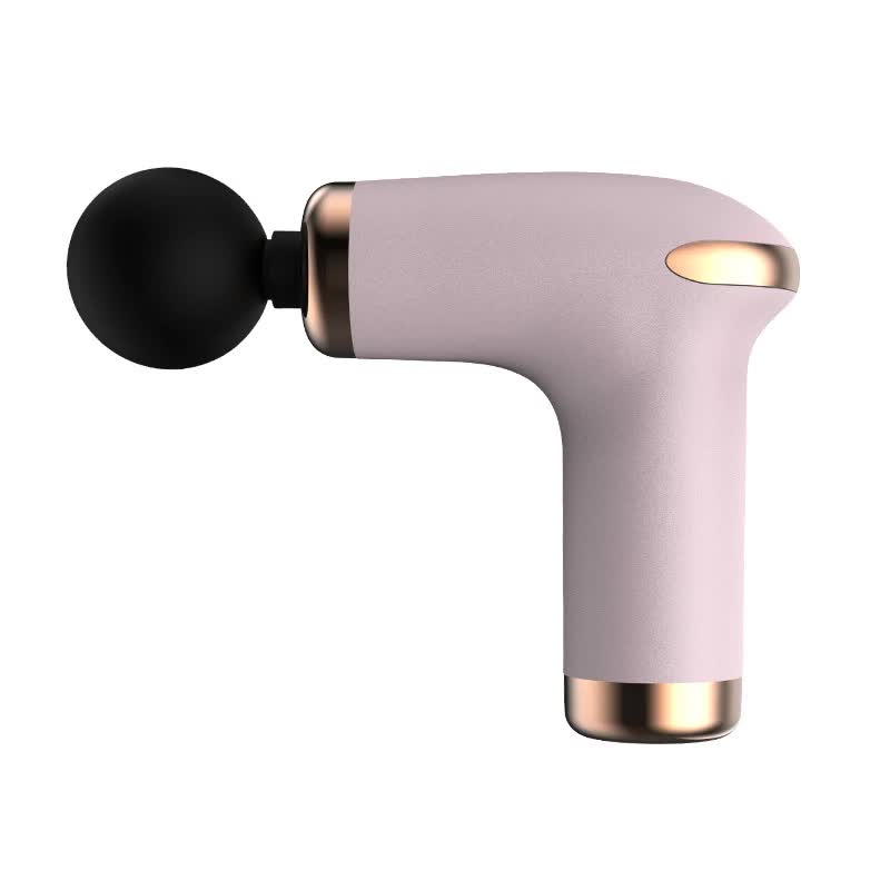 Pink Massage Gun - 6-Speed Deep Tissue Therapeutic Massager with 4 Professional Massage Heads