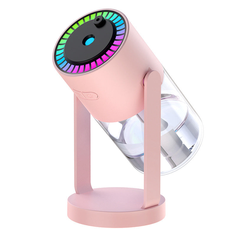 Pink Starry Night Projector Ultrasonic Wellness Humidifier - Night Light with Romantic Mist Effect
