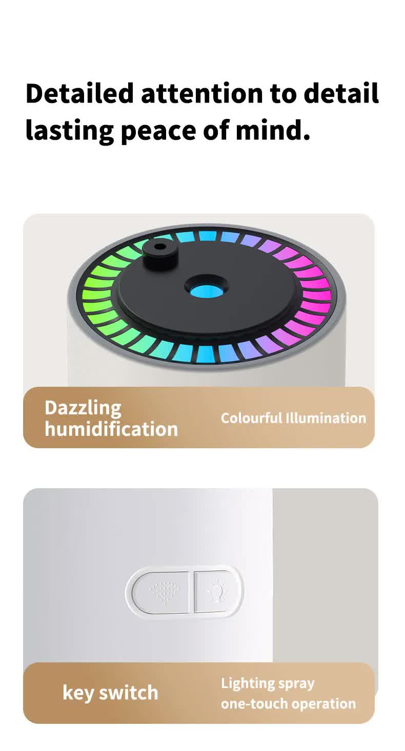 Pink Starry Sky Projection Humidifier - USB Ultrasonic Car and Home Air Humidifier, Mist Premium Diffuser for Hydration
