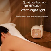 Pink USB Desktop Dual Mist Cute Humidifier with Essential Oil Diffuser 500ml Large Capacity Quiet Aromatherapy Machine