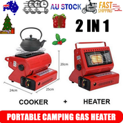 Portable Butane Gas Heater Cooker Camping Tent Outdoor Hiking Camper Survival AU