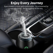 Portable Electric Oud Bukhoor Incense Burner with Speaker - USB Rechargeable Aroma Diffuser for Car and Home - Fits Australian Cup Holders - 98mm
