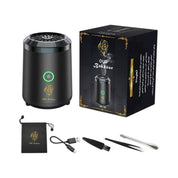 Portable Electric Oud Bukhoor Incense Burner with Speaker - USB Rechargeable Aroma Diffuser for Car and Home - Fits Australian Cup Holders - 98mm