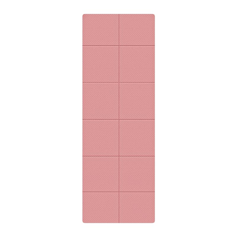 Portable Foldable Premium Yoga Mat - Dual-Sided Non-Slip TPE Exercise Mat for Yoga, Pilates, Kids Nap & Travel (Pink) | Other Colors Available in Store