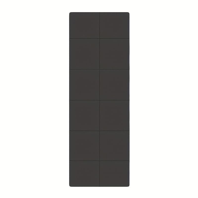 Portable Foldable Premium Yoga Mat - Dual-Sided Non-Slip TPE Exercise Mat for Yoga, Pilates, Kids Nap & Travel (Black) | Other Colors Available in Store