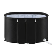 Portable Ice Bath Tub 120x70X70CM Inflatable Cold Water Folding Bathtub Spa Massage - Furniture > Bathroom > Bathtubs
