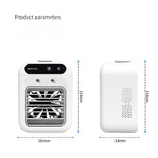 Portable Mini Air Cooler L7 with 500ml Water Tank and Ultrasonic Wellness Humidifier Function