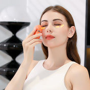 Portable Nano Mist Eye Massager & Humidifier - USB-C, Hot Compress, Wrinkle Reduction & Deep Hydration(orange)