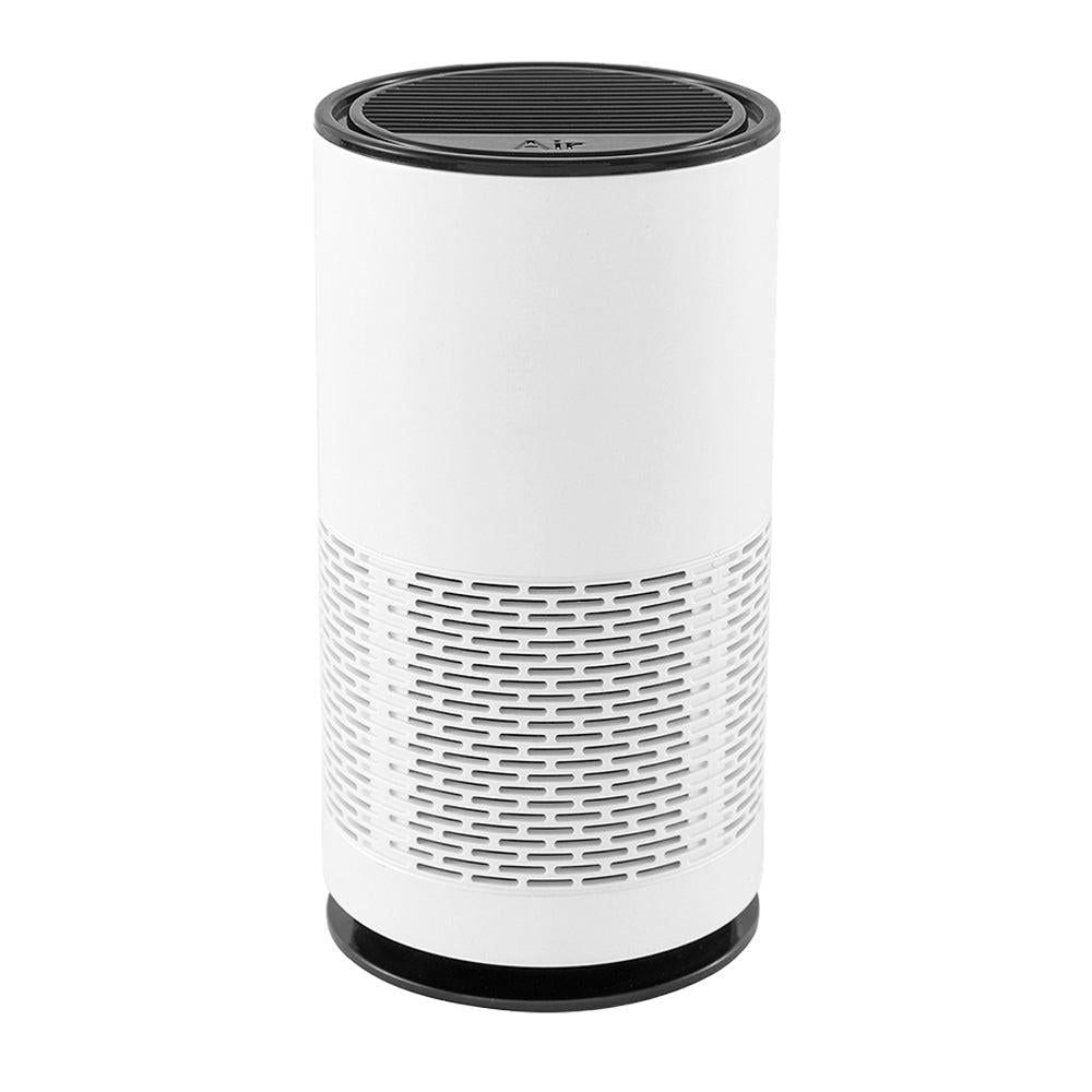 Portable Negative Ion Air Purifier Air Cleaner for Car Home Bedroom White