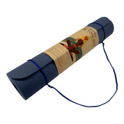 Navy blue Powertrain Eco-friendly Dual Layer 6mm Yoga Mat with carrying strap