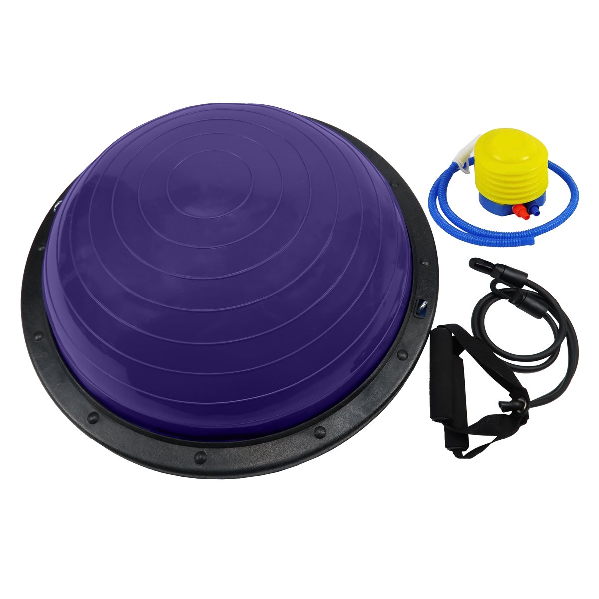 Powertrain Fitness Yoga Ball Home Gym Workout Balance Trainer Purple - Sports & Fitness > Exercise Gym & Fitness >