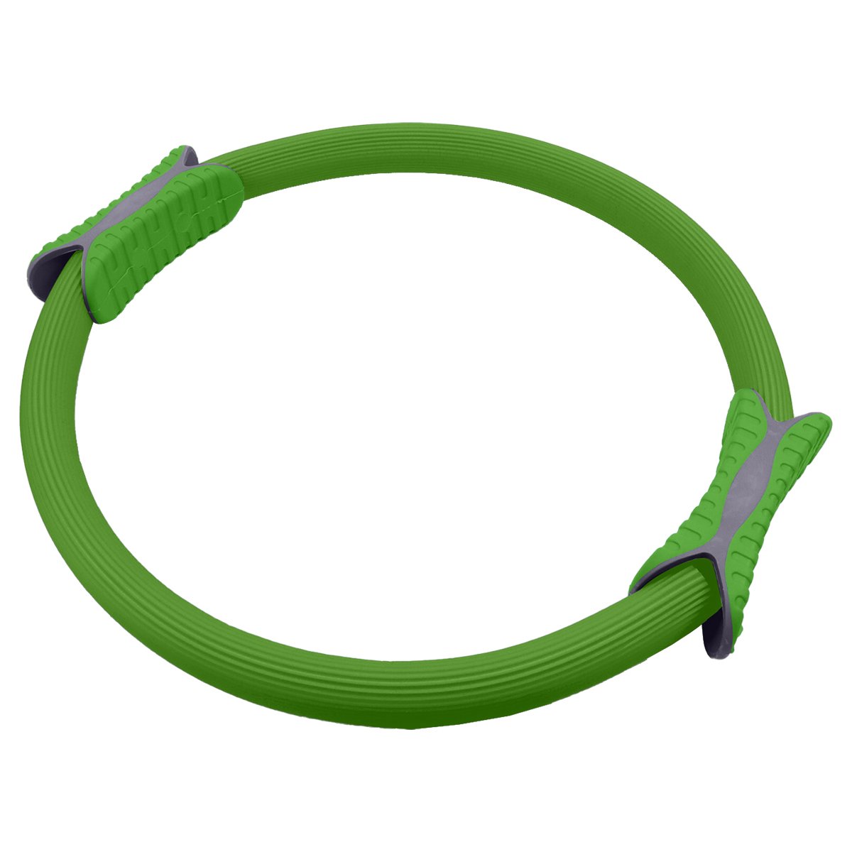 Powertrain Pilates Ring Band Yoga Home Workout Exercise Band Green - Sports & Fitness > Exercise Gym & Fitness > Yoga &