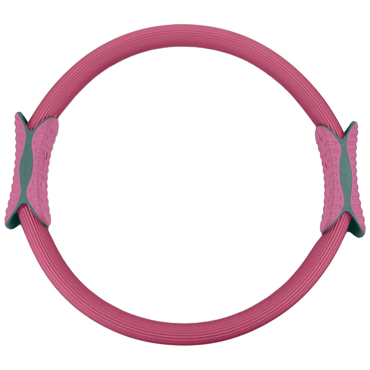 Powertrain Pilates Ring Band Yoga Home Workout Exercise Band Pink - Sports & Fitness > Exercise Gym & Fitness > Yoga &