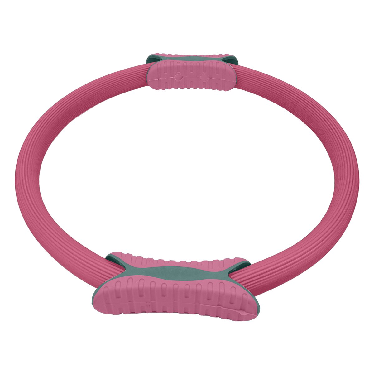 Powertrain Pilates Ring Band Yoga Home Workout Exercise Band Pink - Sports & Fitness > Exercise Gym & Fitness > Yoga &