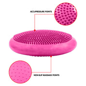 Powertrain Yoga Stability Disc Home Gym Pilates Balance Trainer - Pink - Sports & Fitness > Exercise Gym & Fitness >