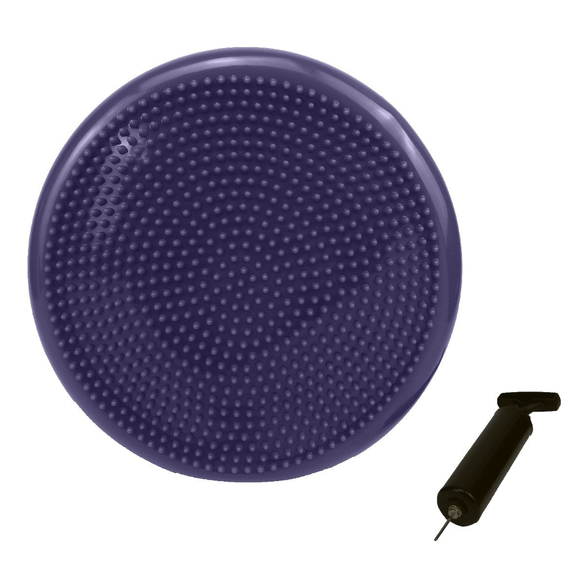 Powertrain Yoga Stability Disc w/ Pump Home Gym Pilate Balance Trainer - Purple - Furniture > Bar Stools & Chairs >