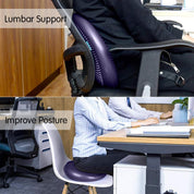 Powertrain Yoga Stability Disc w/ Pump Home Gym Pilate Balance Trainer - Purple - Furniture > Bar Stools & Chairs >