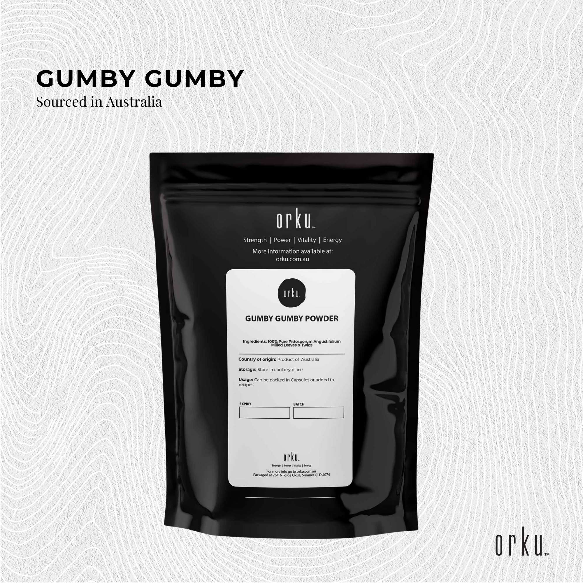 100g Gumby Gumby Pure Powder - Gumbi Aboriginal Plant Pittosporum Angustifolum - Health & Beauty > Nutrition &