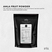 100g Organic Amla Powder Indian Gooseberry Emblica Officinalis Fruit Supplement - Health & Beauty > Nutrition &