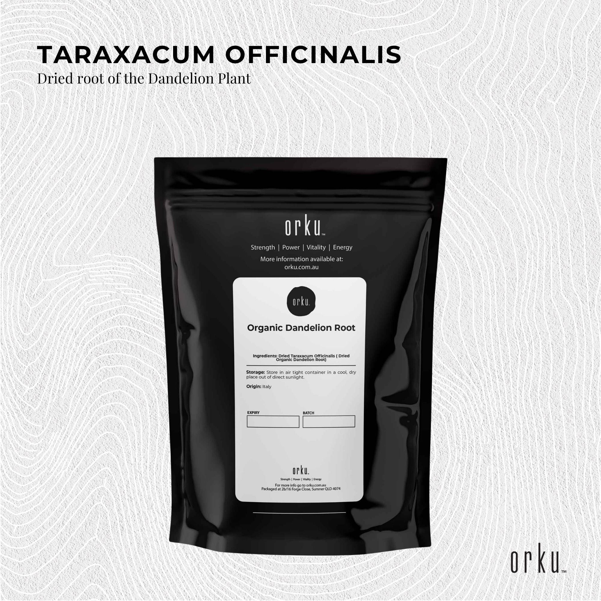 100g Organic Dandelion Root - Dried Raw Herbal Tea Supplement - Electronics > Battery Chargers & Power > Batteries