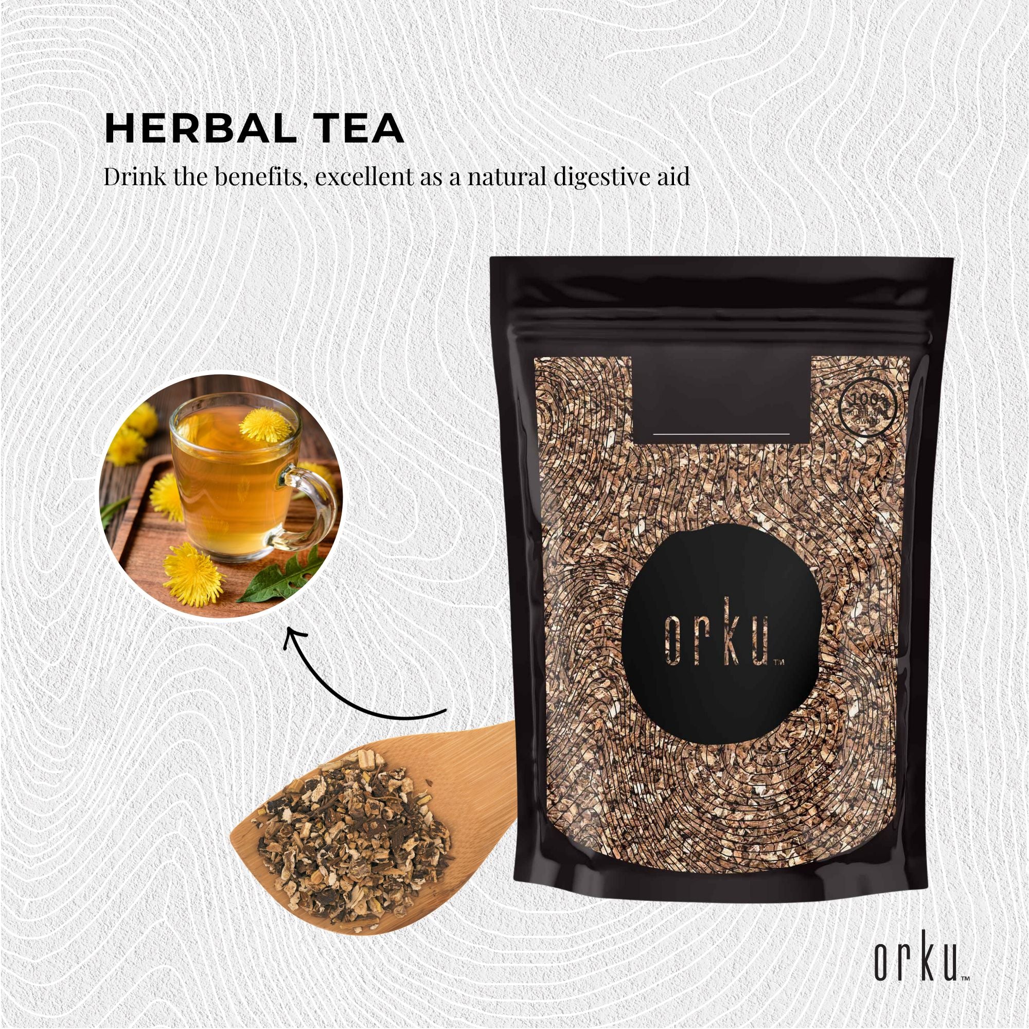 100g Organic Dandelion Root - Dried Raw Herbal Tea Supplement - Electronics > Battery Chargers & Power > Batteries
