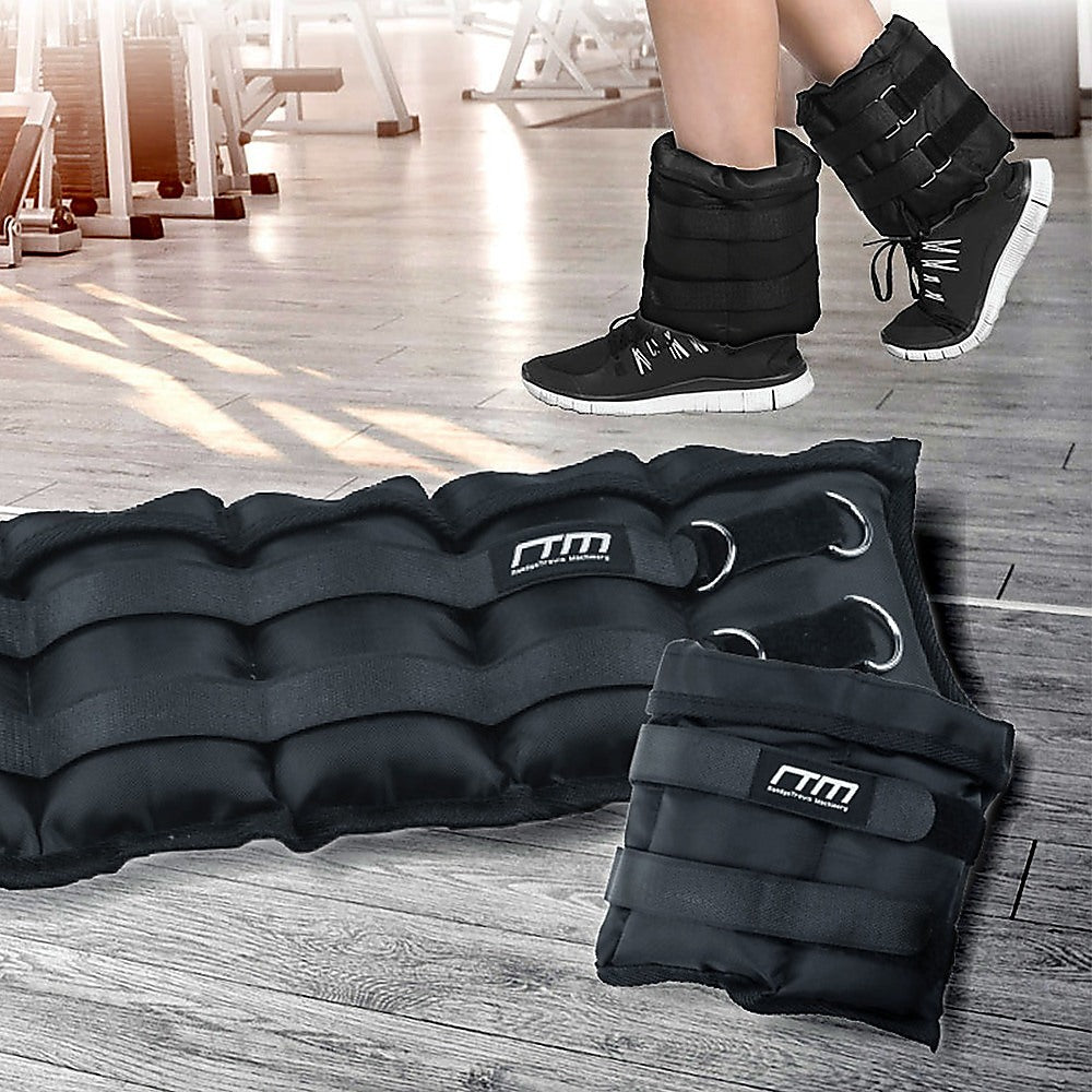 10kg Adjustable Ankle/Wrist Weight Straps - Sports & Fitness > Exercise Gym & Fitness > Free Weights