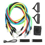 11Pcs/Set Pull Rope Belt Elastic Home Gym Fitness Exercise Resistance Band - Sports & Fitness > Exercise Gym & Fitness