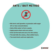 1Kg Boric Acid Powder Bucket 99.9% Pure Fully Soluble Granule Pest Ant Roaches - Pet Care > Pest Control > Household