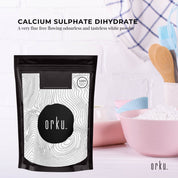 1Kg Calcium Sulphate Gypsum Powder - Food Grade Hydrous Sulfate - Commercial > Commercial Others > Distilling & Brewing