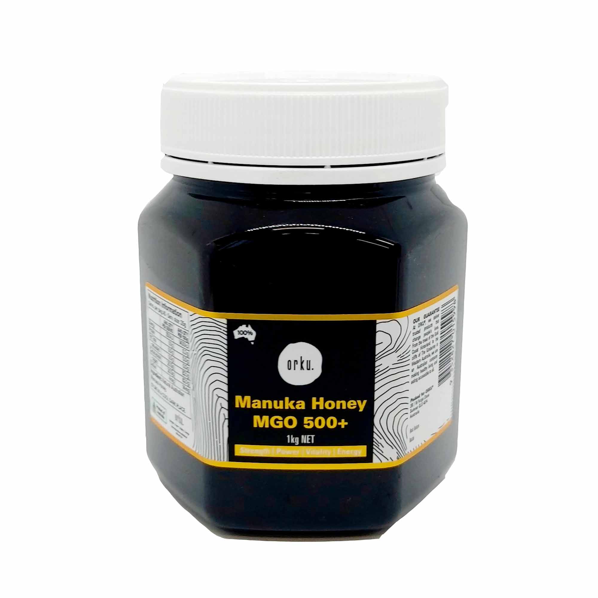 1Kg MGO 500+ Australian Manuka Honey - 100% Raw Natural Pure Jelly Bush - Food & Beverage > Pantry > Condiments & Sauces