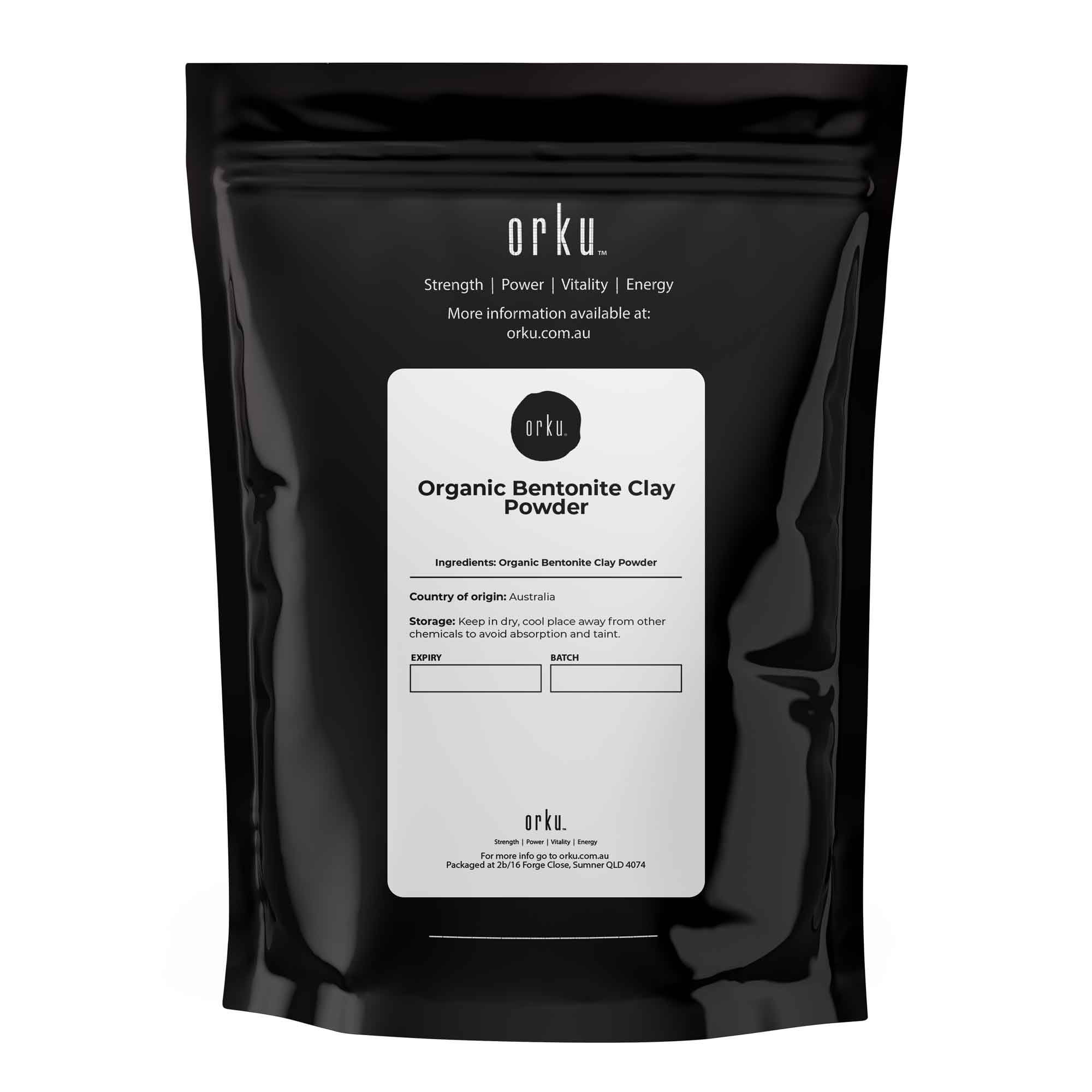 1Kg Organic Sodium Bentonite Clay Powder - Cosmetic Montmorillonite - Commercial > Commercial Others > Retail
