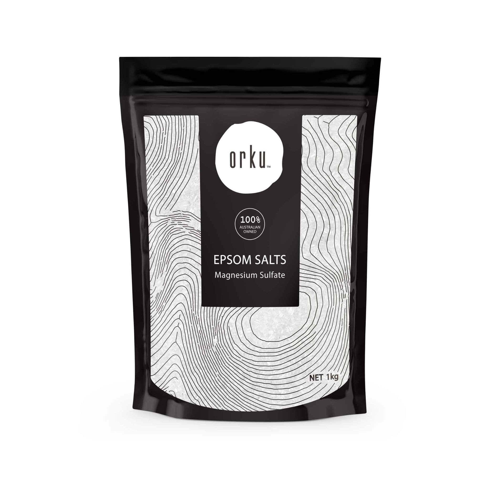 1Kg Orku Epsom Salt - Magnesium Sulphate Bath Salts Skin Body - Health & Beauty > Bath & Body > Bath Additives