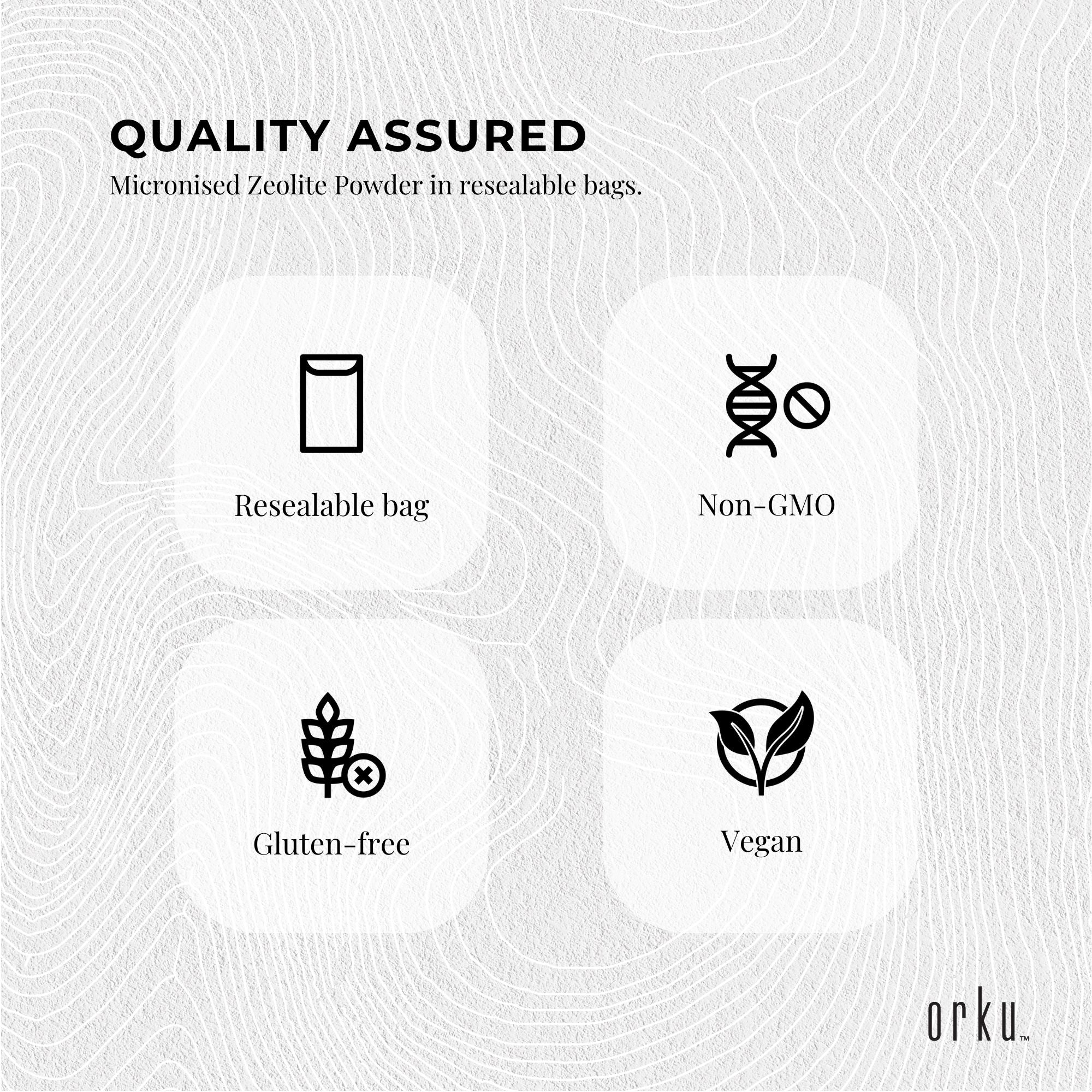 1Kg Pure Micronised Zeolite Powder Mineral - Micronized Volcamin Clinoptilolite - Health & Beauty > Nutrition &