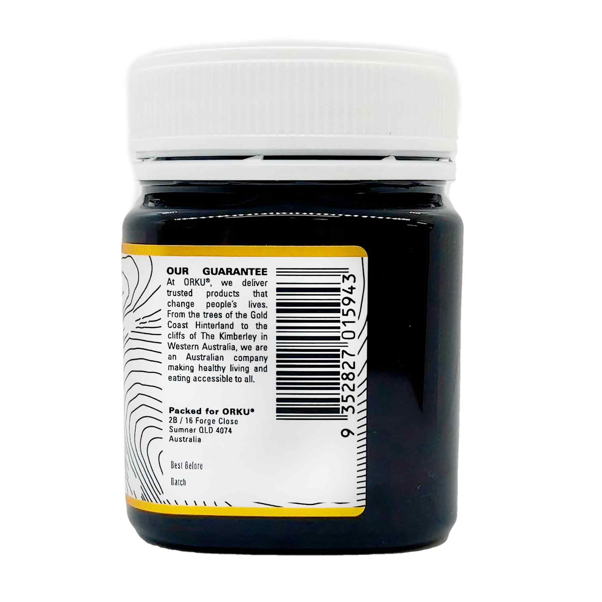 250g MGO 500+ Australian Manuka Honey - 100% Raw Natural Pure Jelly Bush - Food & Beverage > Pantry > Condiments &