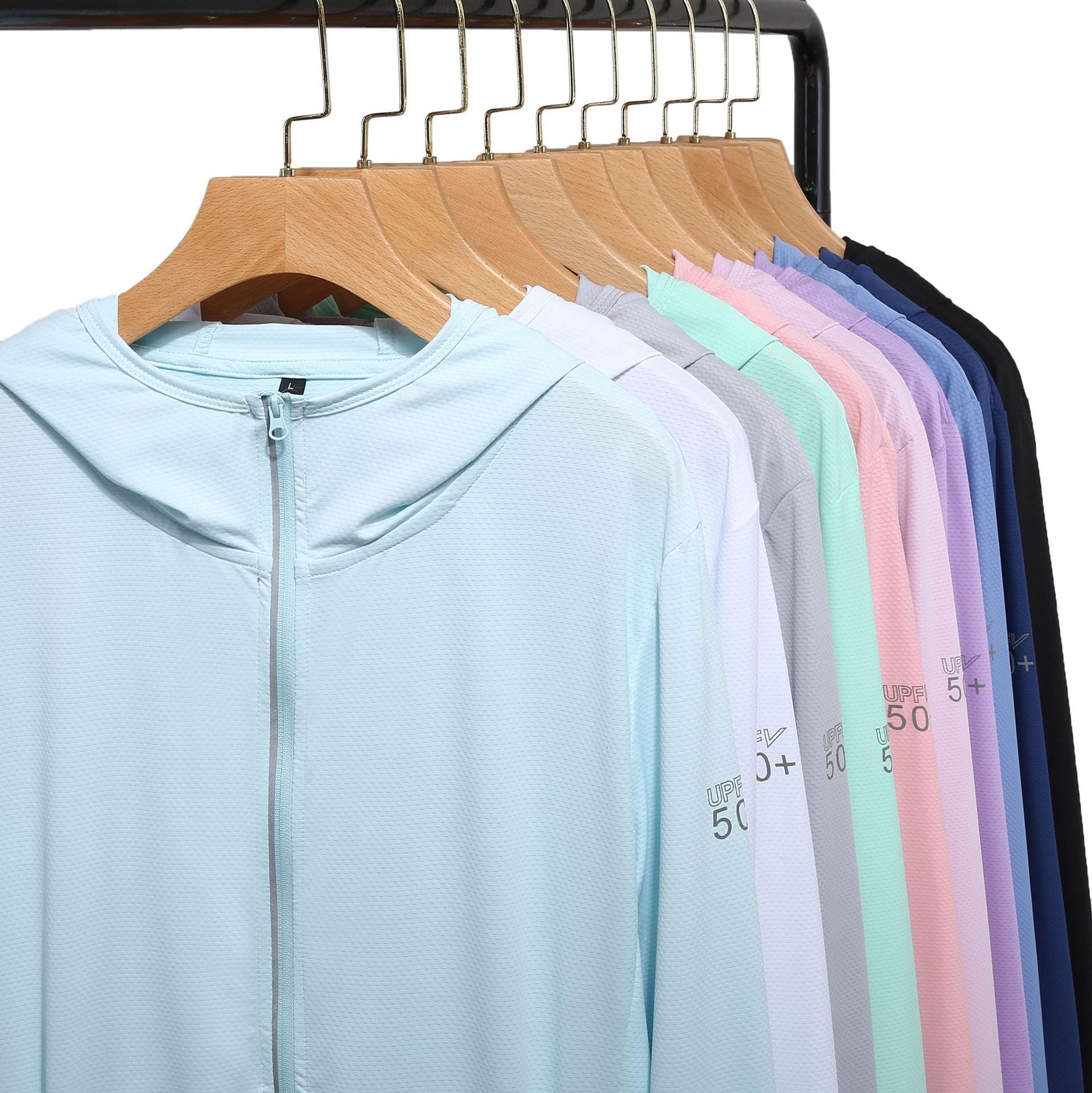 Premium 2XL Grey Long Sleeve UV Protection Summer Breathable Knitted Ice Silk Outdoor Sun Protection Clothing - Unisex Thin Sunscreen Shirt