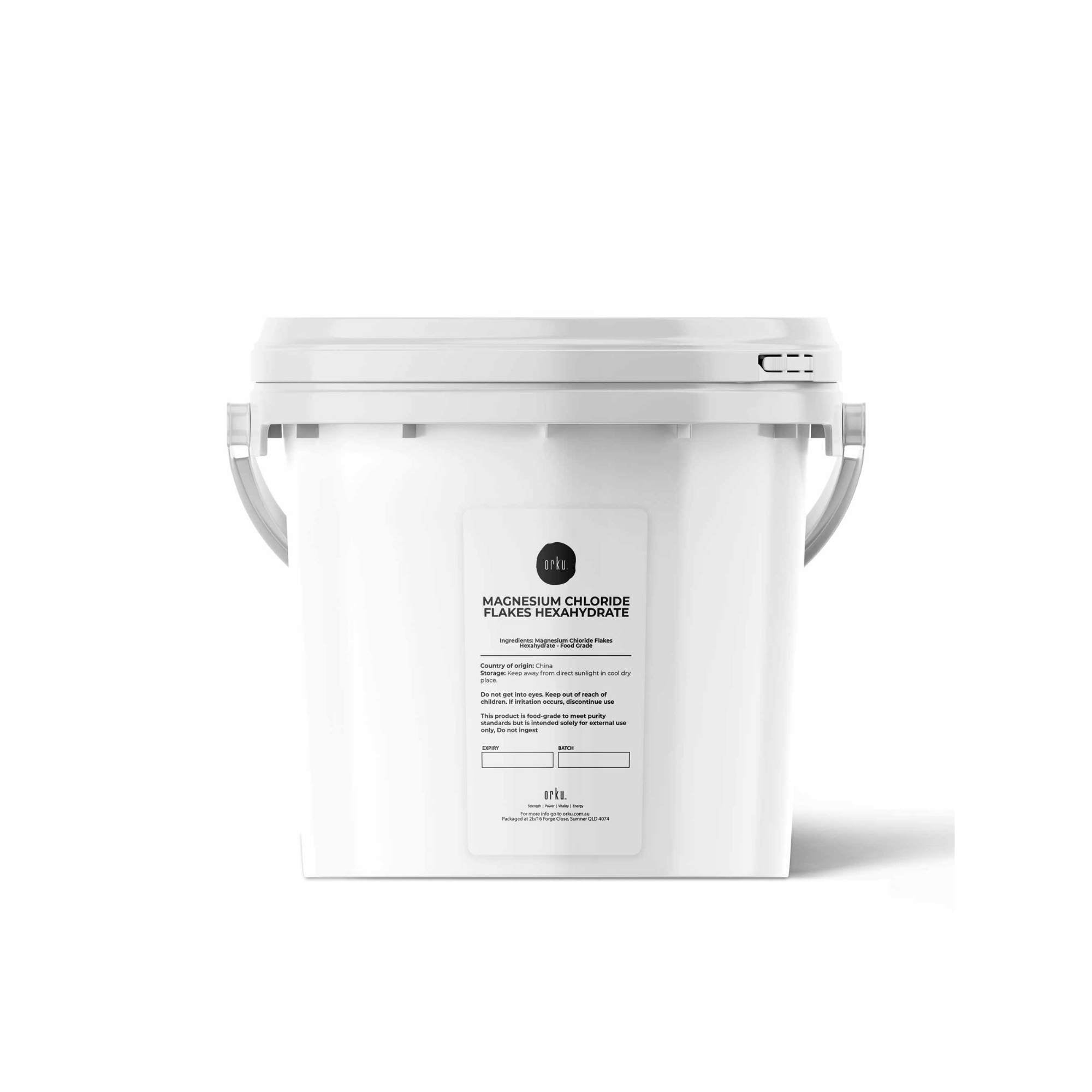 3.8Kg Magnesium Chloride Flakes Hexahydrate Tub - Organic USP Food Grade Salt - Health & Beauty > Bath & Body > Bath