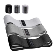 Premium 3x Resistance Exercise Hip Bands Set - Stretch Glute Booty Workout Power Loops